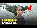 Nursery owner fears more attacks after greenhouse slashing