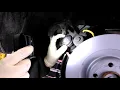 Brake caliper leaking brake fluid