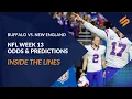 Bills vs Patriots Point Spread NFL Week 13 Odds Prediction Inside the Lines