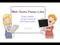 Multifunction Program in Java Prime Emirp Pal-Prime numbers Rupesh Dey
