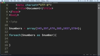 Php Control 006 Foreach Loop in PHP