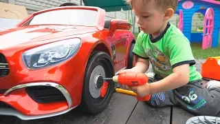 arthur unboxing and assembling gift toy for melissa