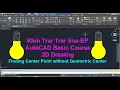 How to get center mark for rectangle without Geometric center For AutoCAD 2010