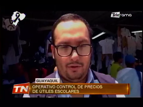 Operativo control de precios de útiles escolares