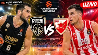 Dubai - Crvena Zvezda (Evroliga) UŽIVO - virtuelni prenos