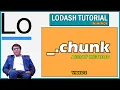 Lodash Chunk Array Lodash Tutorial in Hindi 2