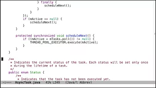 The Android AsyncTask Implementation