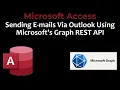 Microsoft Access - Microsoft Graph REST API