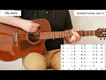 Bon Iver - There's A Rhythmn / Rhythm acoustic guitar tutorial, cover with full band