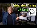 Printing Talk at Foto Fest 26 Bath UK Sunday 6th Sept 26
