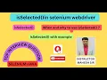 isSelected in selenium isselected method of webdriver isselected in webdriver isselected