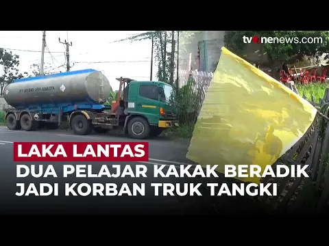 Tragis! Dua Pelajar Kakak Beradik Tewas Terlindas Truk Tangki Di Karawang