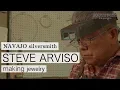 Steve Arviso making jewelry Native American Navajo jewelry artist