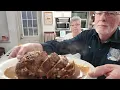 His Favorite Meatloaf Supper with the creamiest mashed potatoes you will ever eat