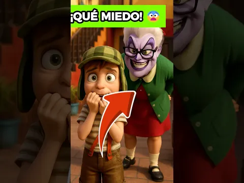 CHILINDRINA ES MALΓFICA π #chavodel8 #chavodelocho #ai #humor #ia #animation #viralshorts #tristeza