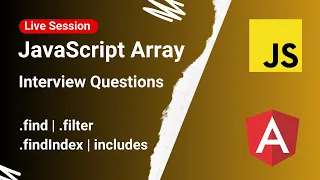 Top JavaScript Interview Questions You MUST Know Live Discussion Real Examples Array Methods