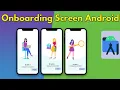 Onboarding Walkthrough Intro Screen Layout with View Pager - Android Studio Tutorial