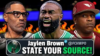 Jaylen Brown's BATTLE With The Media IGNITES The Arena