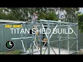 Detailed Shed Build Titan 3x3 More