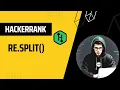 Hackerrank solutions - Re split copycat1524