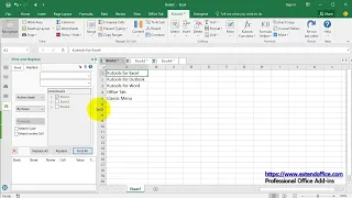 How to replace blank space with nothing underscore dash comma in Excel