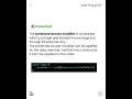 Core Java - Access Modifiers