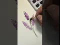 Watercolor Painting lavender