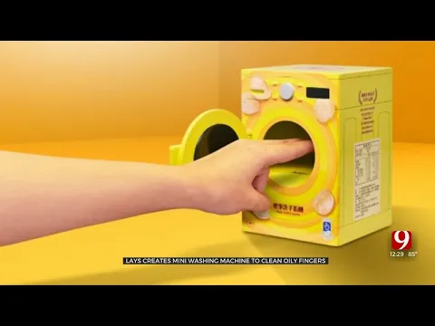 Lays Reveals Washing Machine For Fingers