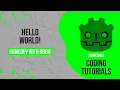Hello World GDScript Tutorial GameDev with Drew