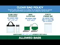 Tulane Athletics Clear Bag Policy