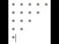Reverse Right Angle Triangle Pattern in c-programming