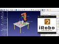 Simulation of pick and place application using Robodk software