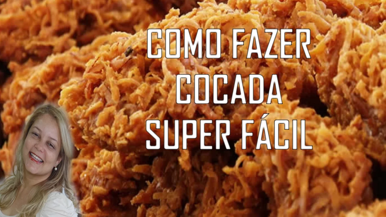 COMO FAZER COCADA CREMOSA DE LEITE CONDENSADO SUPER FÁCIL