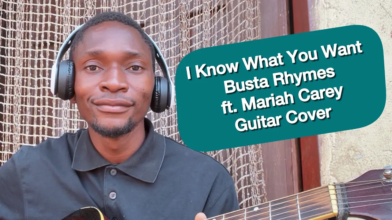 I Know What You Want – Guitar Riff, Chords & Melody Cover (Busta Rhymes ft. Mariah Carey)