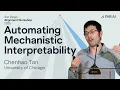 Chenhao Tan - Automating Mechanistic Interpretability Alignment Workshop
