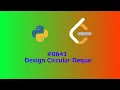 No Sound Leetcode 641 Design Circular Deque