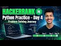 HackerRank Python Practice Day 4