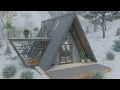 Download Lagu 6 x 7 meter (452 sqft) A-frame huis met uitzicht, ideeontwerp | Ontdek Tiny House
