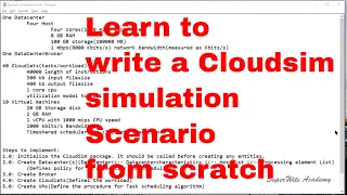 CloudSim Tutorial How to write a Program for Simulation of SpaceShared VM and TimeShared Cloudlets