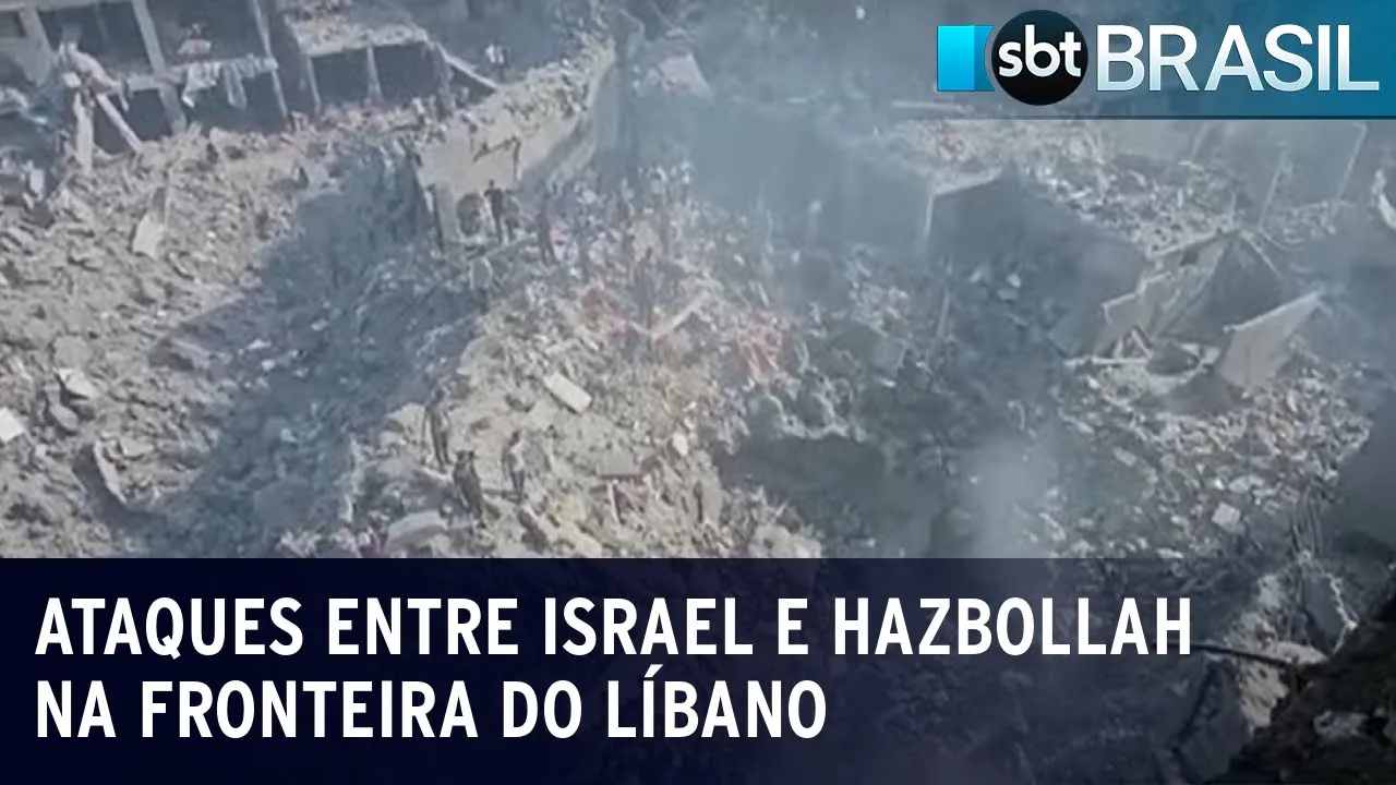 Ataques entre Israel e Hazbollah na fronteira do Líbano | SBT Brasil (02/11/23)