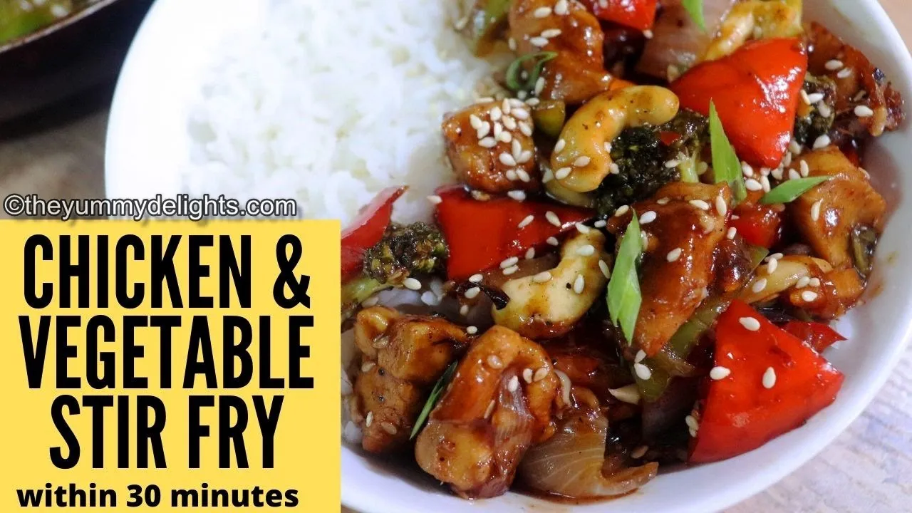 Chicken Veggie Stir Fry Recipe | Chicken Vegetable Stir Fry | Chicken Stir Fry Sauce | Chicken Stir . 