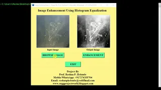 Image Enhancement Using Histogram Equalization Python Project With Source Code