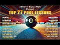 Master Pool Like a Pro Top 27 Lessons for Pool Players