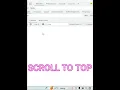 How To Scroll To Top Using JavaScript -