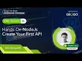 Create your first API with Node Js Full Stack Web Internship Session 5