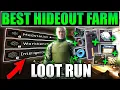 BEST EASY Hideout FARMING Loot Run Escape From Tarkov Tips