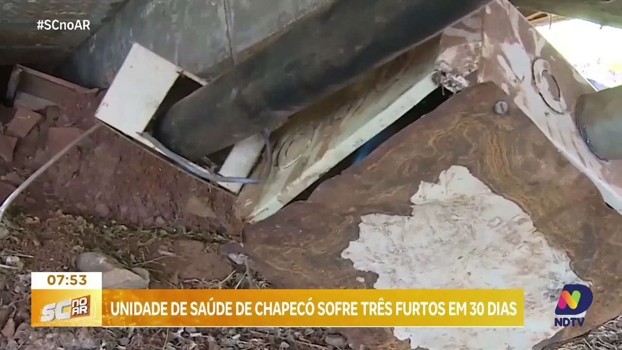 Unidade Básica de saúde de Chapecó sofre três furtos em menos de 30 dias