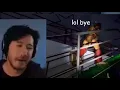 Markiplier gets comically chased by Monty while Freddy runs away