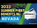 2023 Summer P-EBT in Nevada Payment Update