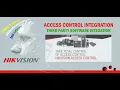 Hikvision Access Control Integration Data Push SQL Server Eazy Integration Process